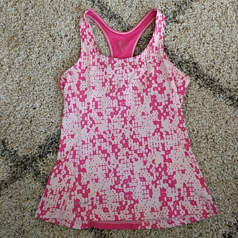 Nike Dri-Fit Workout Top With Built-in Bra